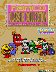 Title screen of NAMCO Collection Vol.2