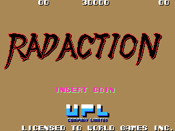 Image of Rad Action title screen 